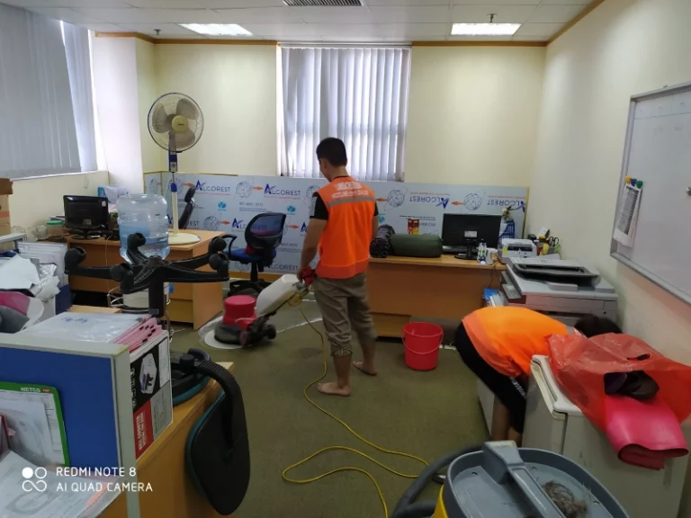 Vệ sinh giặt thảm định kỳ, văn phòng của các công ty tại Hải Phòng