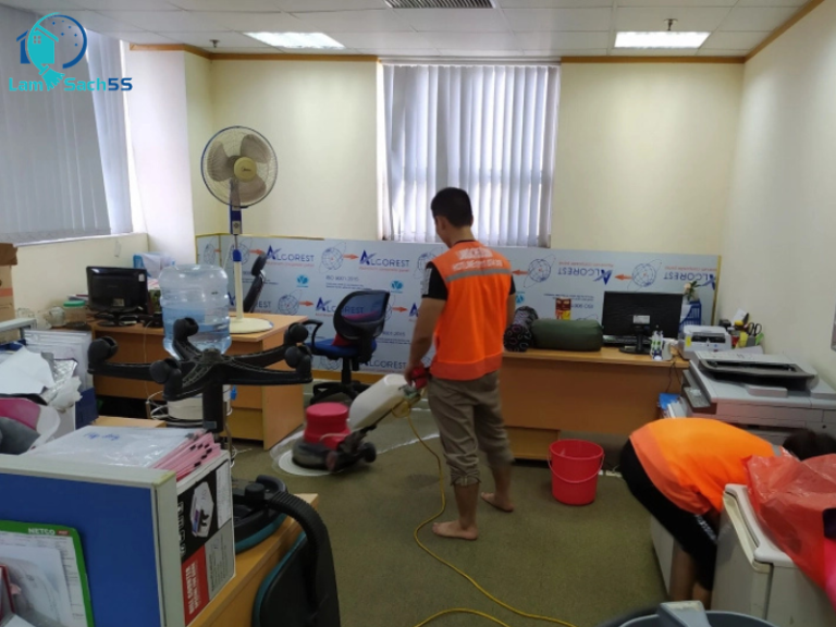 Vệ sinh giặt thảm định kỳ, văn phòng của các công ty tại Hải Phòng