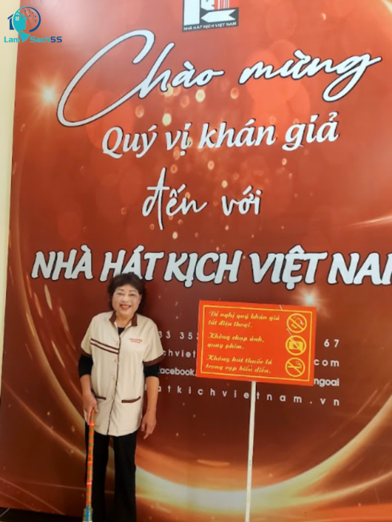 Dự án vệ sinh văn phòng Nhà hát Kịch Việt Nam