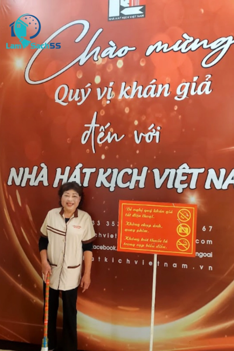 Dự án vệ sinh văn phòng Nhà hát Kịch Việt Nam
