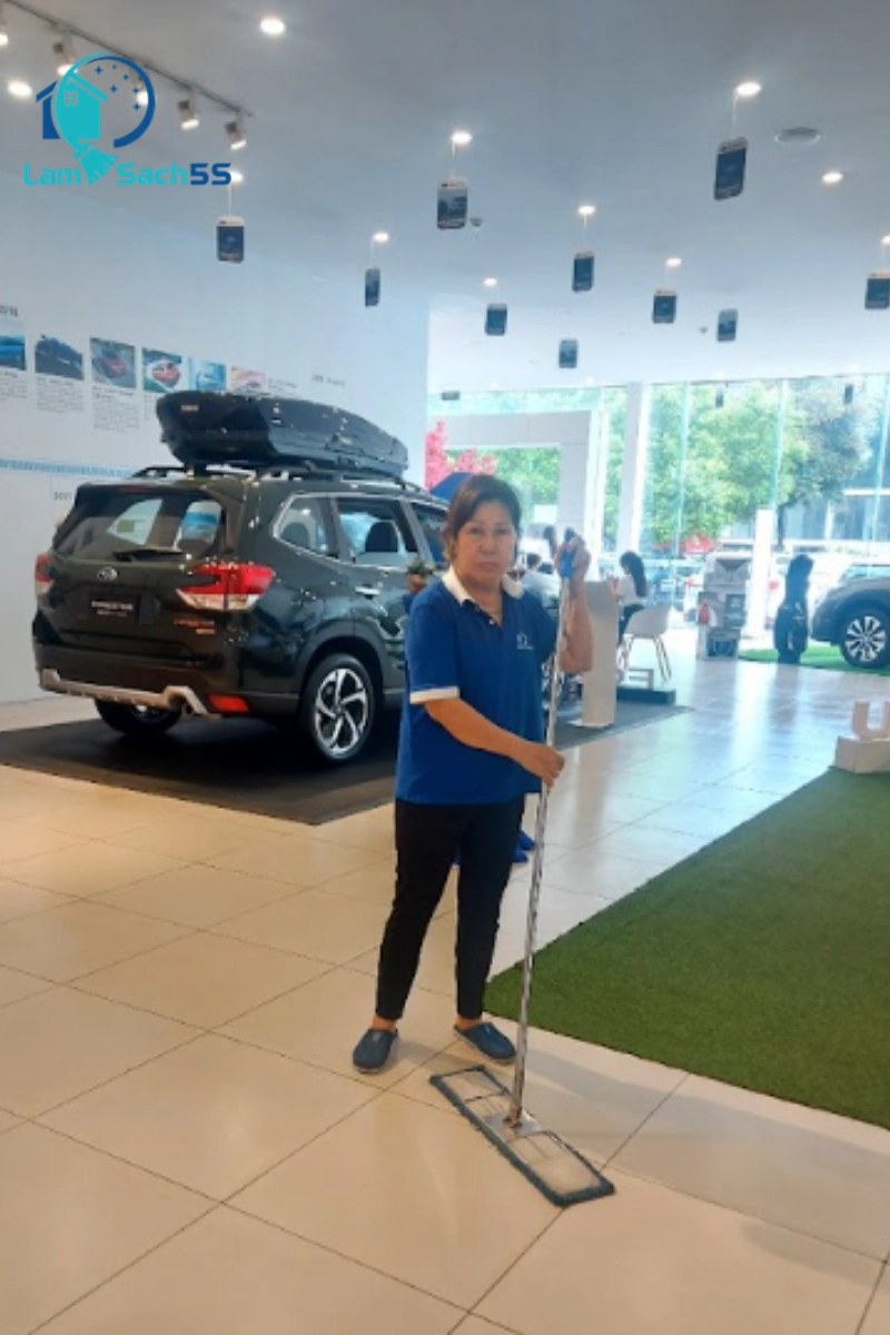 Dự án vệ sinh văn phòng showroom ô tô MTT