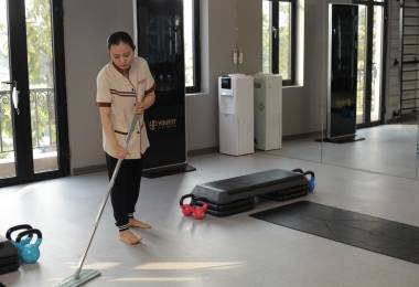 Dịch vụ vệ sinh phòng Gym ở Hà Nội uy tín giá rẻ